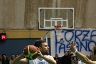 Il playmaker Mauro Santoro, top scorer della partita per la Technoacque