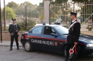 Carabinieri in posto di blocco