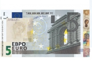 La nuova banconota da 5 euro