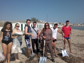 Il gruppo dell'Alberghiero a lavoro
