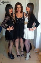 Marilù e Mapy Angelini con Francesca Rettondini Marilù e Mapy Angelini con Francesca Rettondini