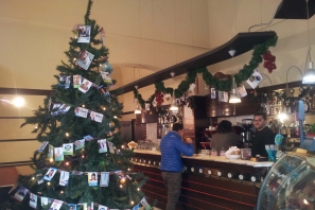 L'albero di Natale del Caffè Labate