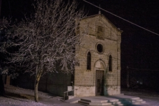 La chiesetta della frazione collinare (foto archivio Giuseppe Fanizza)