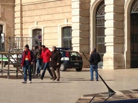 Fabio e Mingo in Piazza Ciaia