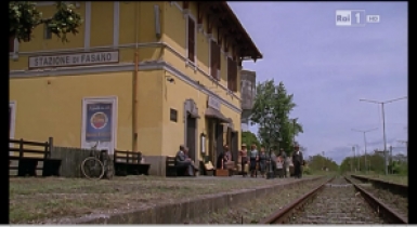 La stazione di Fasano ricostruita per il film di Avati