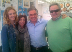 Francesca Cavallin con Fabrizio Santorsola