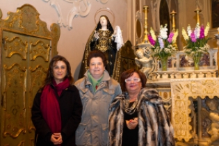 La dott.ssa Gabriella Bozzi con la signora Angela Mongelli Colucci e Antonietta Latorre
