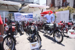 Le moto in esposizione