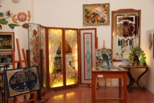 Uno stand della mostra