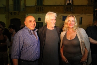 Il sindaco Di Bari accoglie Ricky Tognazzi e Simona Izzo