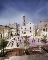 Rendering dei lavori in piazza Mercato Vecchio