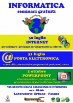 Locandina dei corsi