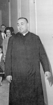 Il sacerdote mons. Giuseppe Cavaliere, assistente ecclesiastico del Cif