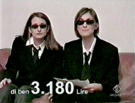 Roberta Scianaro e Pasquina De Leonardis in tv.