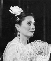 la protagonista Katia Camarda nei panni di Filumena Marturano