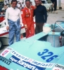 Nesti, vincitore della 23° Coppa selva di Fasano nel 1980. affiancato da Franco Pezzolla e Nino Gentile, suo amico e tifoso.