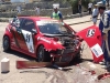 L'incidente di Luigi Sambuco a Cesaretta (Foto Enzo Caramia)
