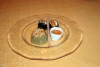 Il piatto vincitore: Delizia Mediterranea, con grano verde libanese tostato e salsa di pomodoro