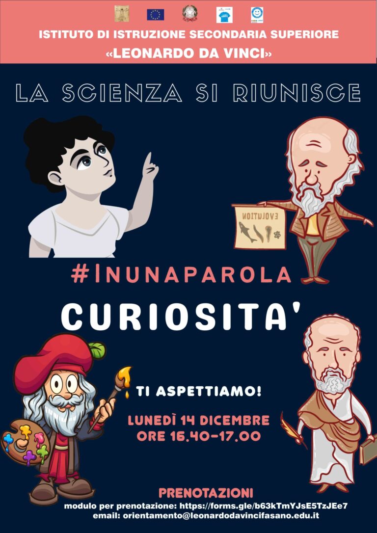 Orientamento scolastico al ‘Da Vinci’ Orientamento scolastico al 'Da Vinci' - Osservatorio Fasano