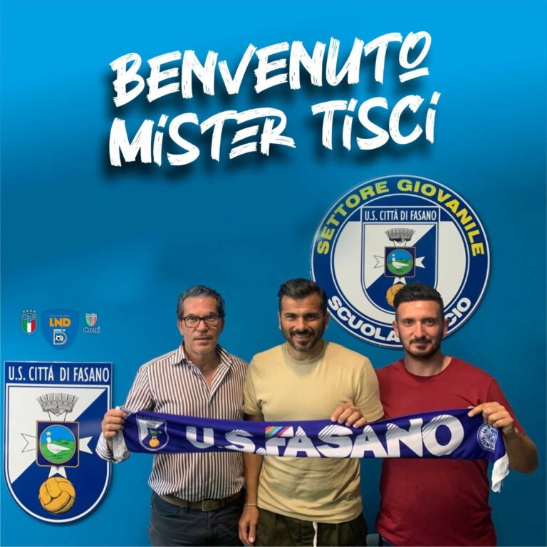 Us Fasano, Ivan Tisci è il nuovo allenatore - Osservatorio Fasano