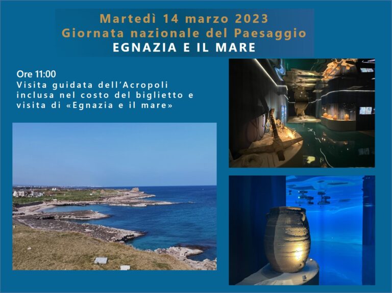 Giornata Nazionale del Paesaggio ad Egnazia - Osservatorio Fasano
