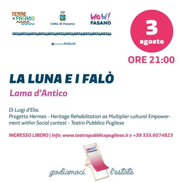 WOW! Fasano: gli eventi in cartellone per questo fine settimana - Osservatorio Fasano