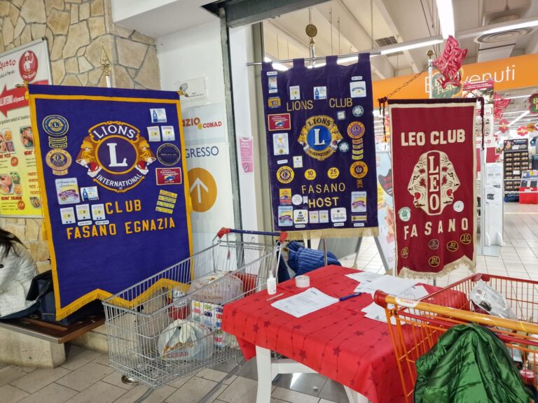 Lions: Giornata Nazionale della Colletta Alimentare - Osservatorio Fasano