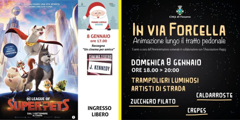 Con due eventi, l’8 gennaio si chiude il Natale dei bambini - Osservatorio Fasano
