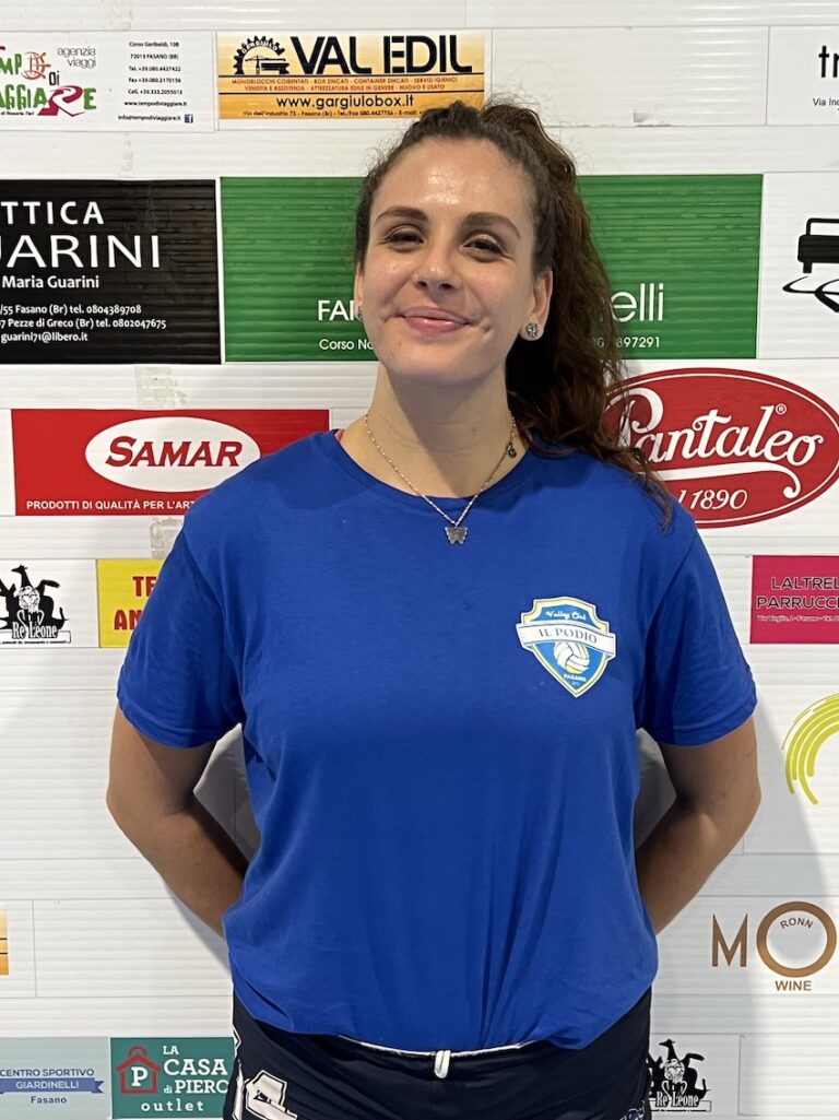 La Pantaleo Podio Fasano torna sul mercato. Ingaggiata la palleggiatrice Alessia Distaso - Osservatorio Fasano