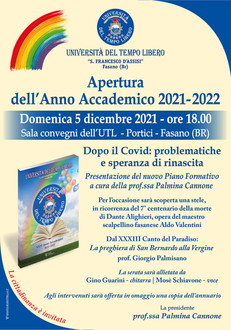 L'Università inaugura il nuovo Anno Accademico - Osservatorio Fasano