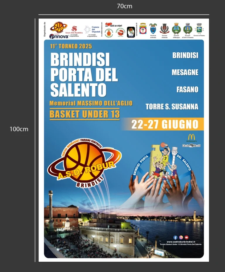 Brindisi Porta del Salento: Il Torneo Under 13 accoglie l’ASD Basket Fasano nell’edizione Memorial Massimo Dell’Aglio Brindisi Porta del Salento: Il Torneo Under 13 accoglie l'ASD Basket Fasano nell'edizione Memorial Massimo Dell'Aglio - Osservatorio Fasano