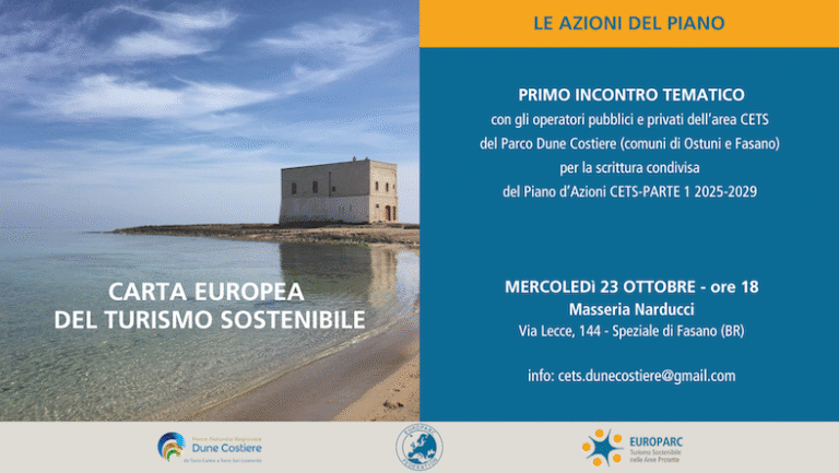 La Carta Europea del Turismo Sostenibile le azioni del piano - Osservatorio Fasano