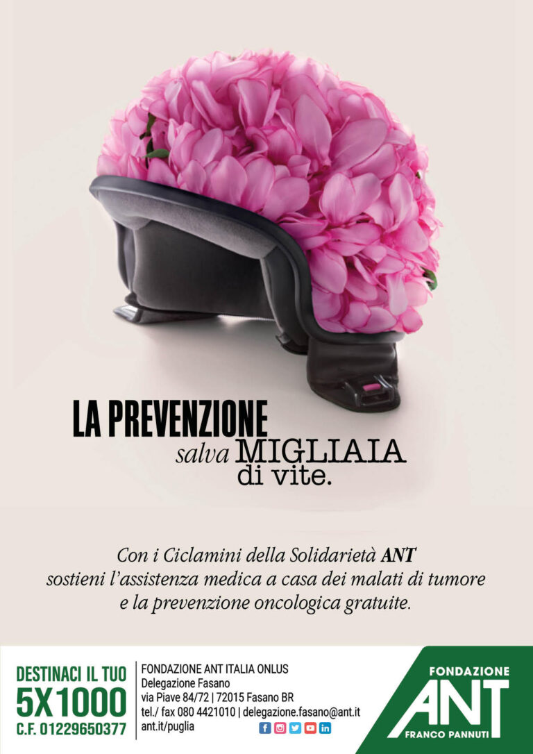 La Delegazione ANT di Fasano aderisce alla campagna “Ciclamini solidali per la prevenzione oncologica” La Delegazione ANT di Fasano aderisce alla campagna "Ciclamini solidali per la prevenzione oncologica" - Osservatorio Fasano
