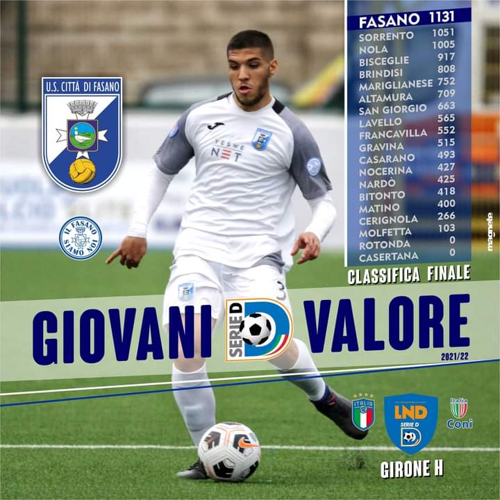 «Giovani D Valore»: Fasano vince ancora «Giovani D Valore»: Fasano vince ancora - Osservatorio Fasano