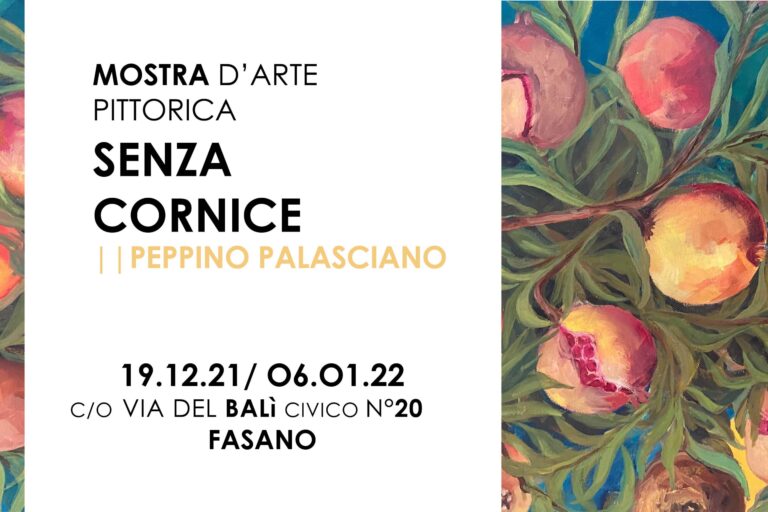 Mostra d’arte pittorica ‘Senza cornice’ di Peppino Palasciano Mostra d’arte pittorica 'Senza cornice' di Peppino Palasciano - Osservatorio Fasano