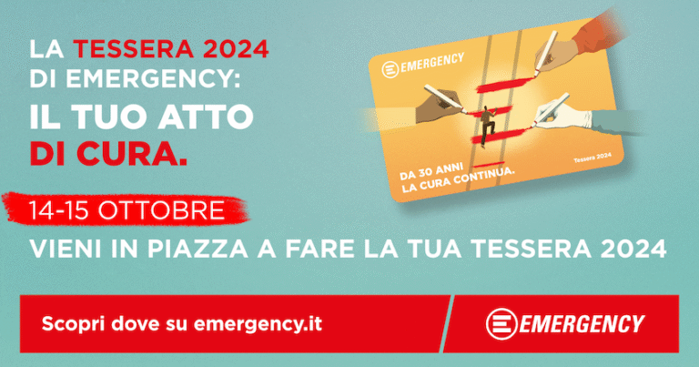 Al via il tesseramento EMERGENCY 2024 a Fasano in piazza Ciaia - Osservatorio Fasano