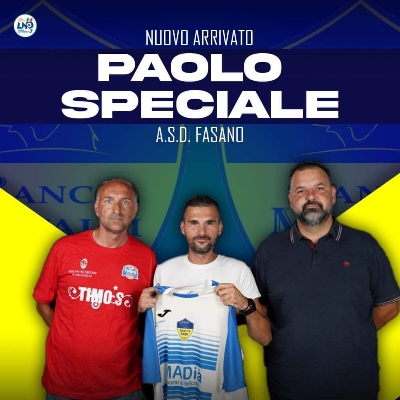 ASD Fasano presenta Paolo Speciale ASD Fasano presenta Paolo Speciale - Osservatorio Fasano
