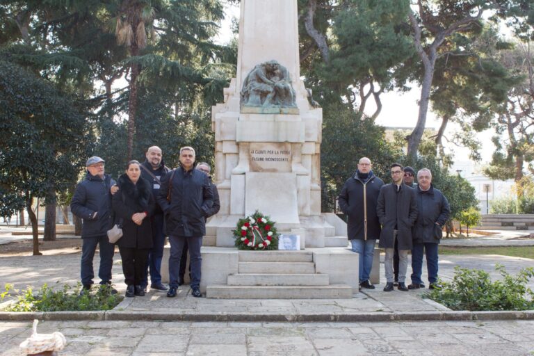 Massacro delle Foibe, depositata una corona di fiori - Osservatorio Fasano