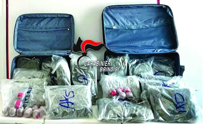 Trovati con 20 Kg. di stupefacenti alla fermata dell’autobus, due arrestati Trovati con 20 Kg. di stupefacenti alla fermata dell'autobus, due arrestati - Osservatorio Fasano