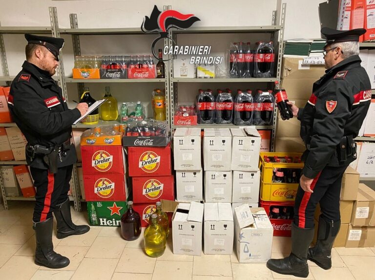 Due denunce per ricettazione: recuperate bibite oggetto di furti - Osservatorio Fasano