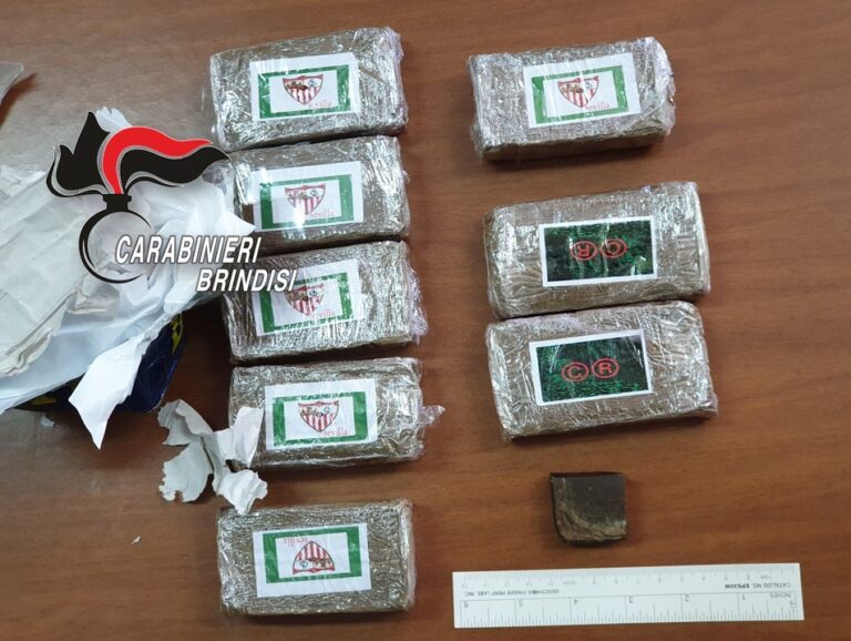 Nascondeva 800 grammi di hashish in casa: arrestato 56enne Nascondeva 800 grammi di hashish in casa: arrestato 56enne - Osservatorio Fasano