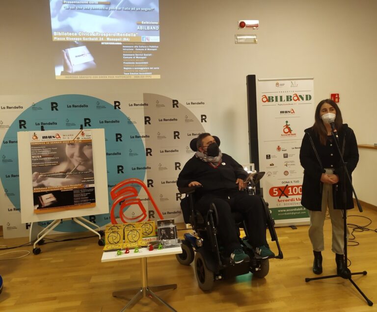 È partita la campagna crowdfundig di AccordiAbili 'MUSA... una cannuccia per dar fiato a un sogno' - Osservatorio Fasano
