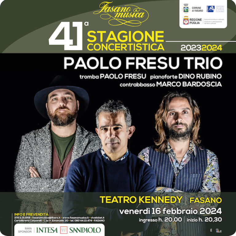 A Fasanomusica arriva Paolo Fresu Trio - Osservatorio Fasano
