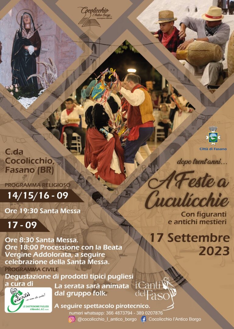 "A Fest a Cuculicchie" - Osservatorio Fasano