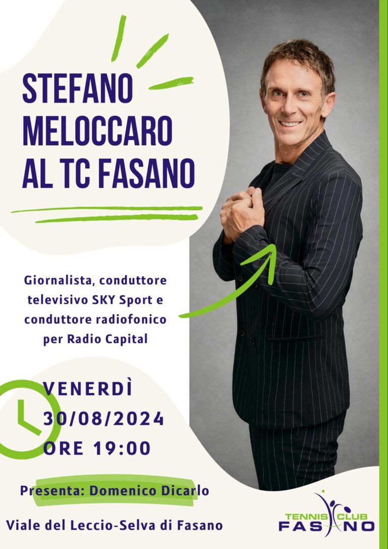 Stefano Meloccaro al TC Fasano - Osservatorio Fasano