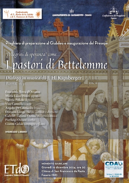 Concerto “I pastori di Bettelemme” alla chiesa “S. Francesco da Paola”, Concerto “I pastori di Bettelemme” alla chiesa “S. Francesco da Paola”, - Osservatorio Fasano