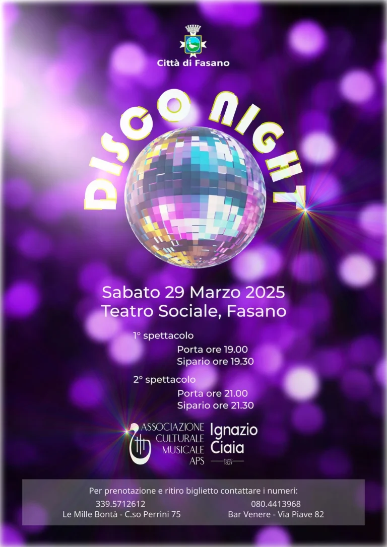 La “Disco Music” delle Orchestre La “Disco Music” delle Orchestre - Osservatorio Fasano