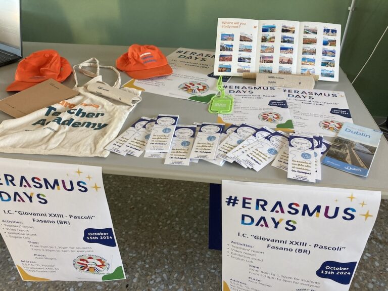 Erasmus Day all’I.C. “Giovanni XXIII – Pascoli” Erasmus Day all’I.C. “Giovanni XXIII – Pascoli” - Osservatorio Fasano
