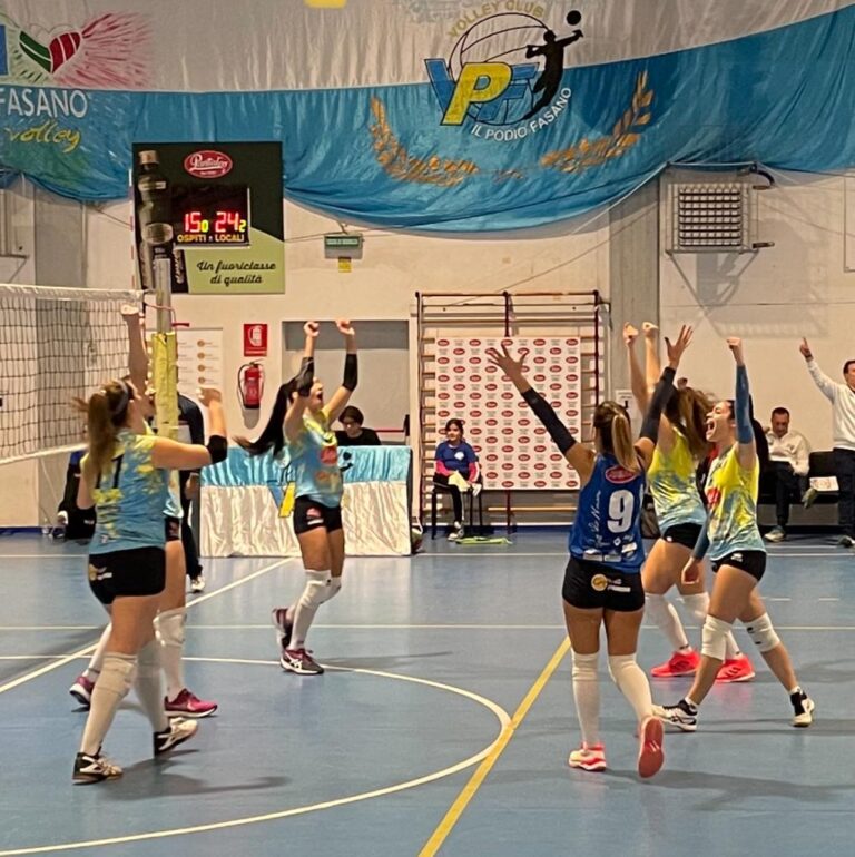 Le Podiogirl's sempre più sole al comando dopo la vittoria con il Greenenergy Castellaneta - Osservatorio Fasano