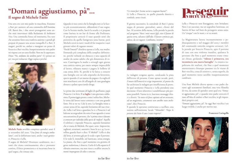 Inchiostro Vivo primo classificato alla VII edizione del Premio “Alessandro Leogrande” - Osservatorio Fasano